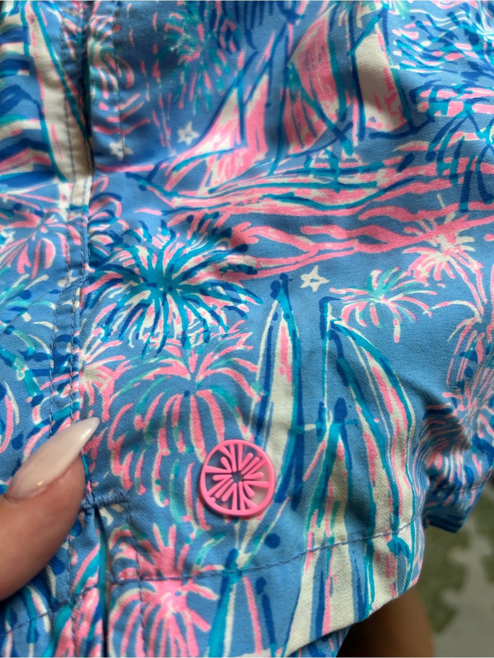 GUC Lilly Pulitzer patriotic family matching swim - Picture 8 of 16